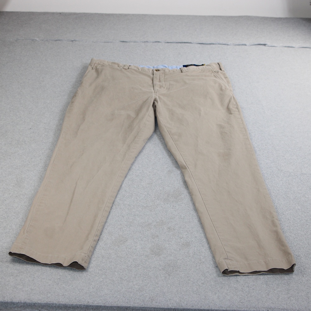 Polo Ralph Lauren Pants Mens 38x36 Tall Beige Chino Stretch Heritage Academia